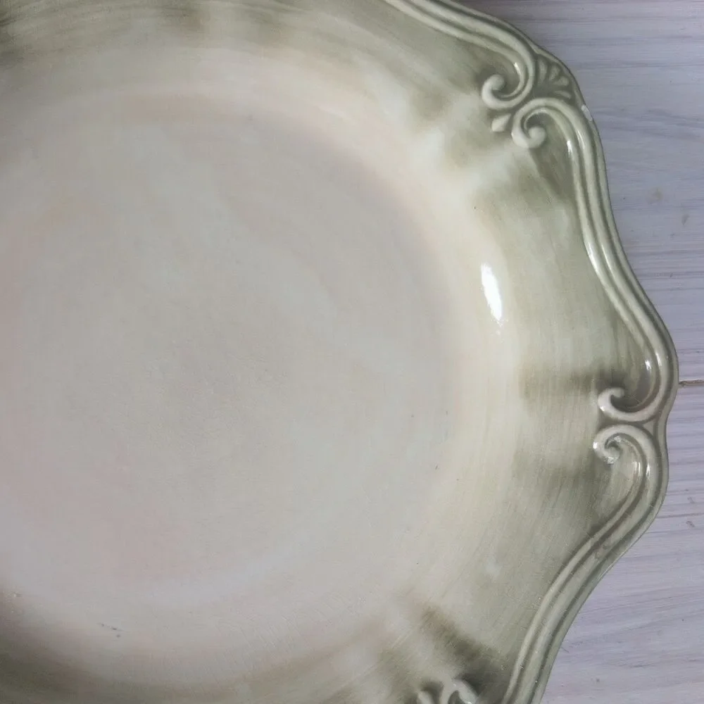 Lenox Dinner Plate Green Colore Verde VERDE 9” Italy